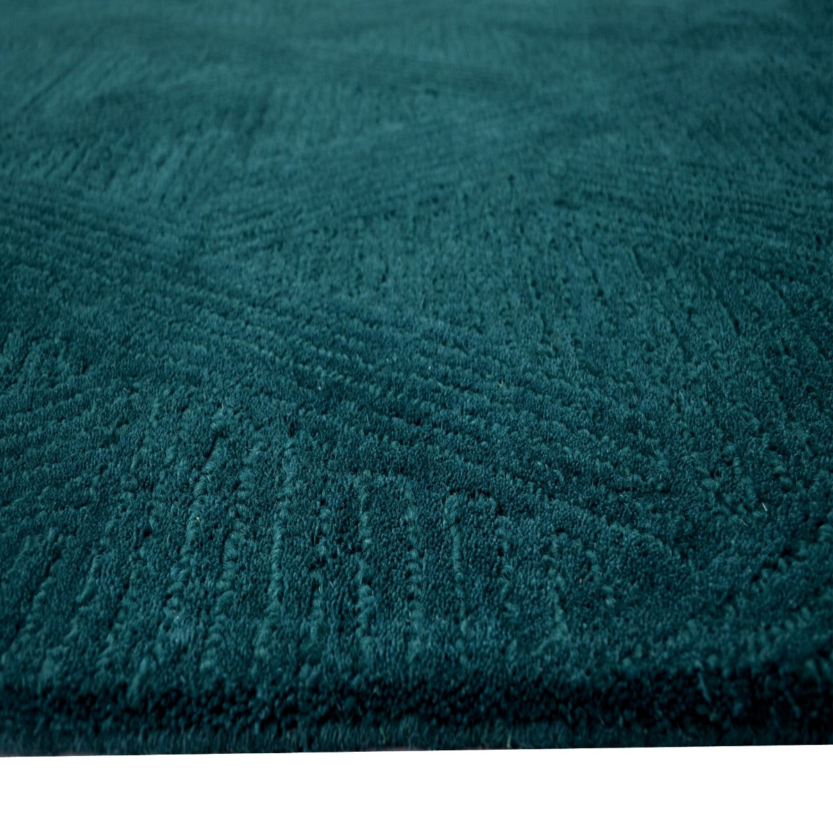 Contemporary Handmade Wool Rug-Paradise 6347-Turquoise-110x160cm