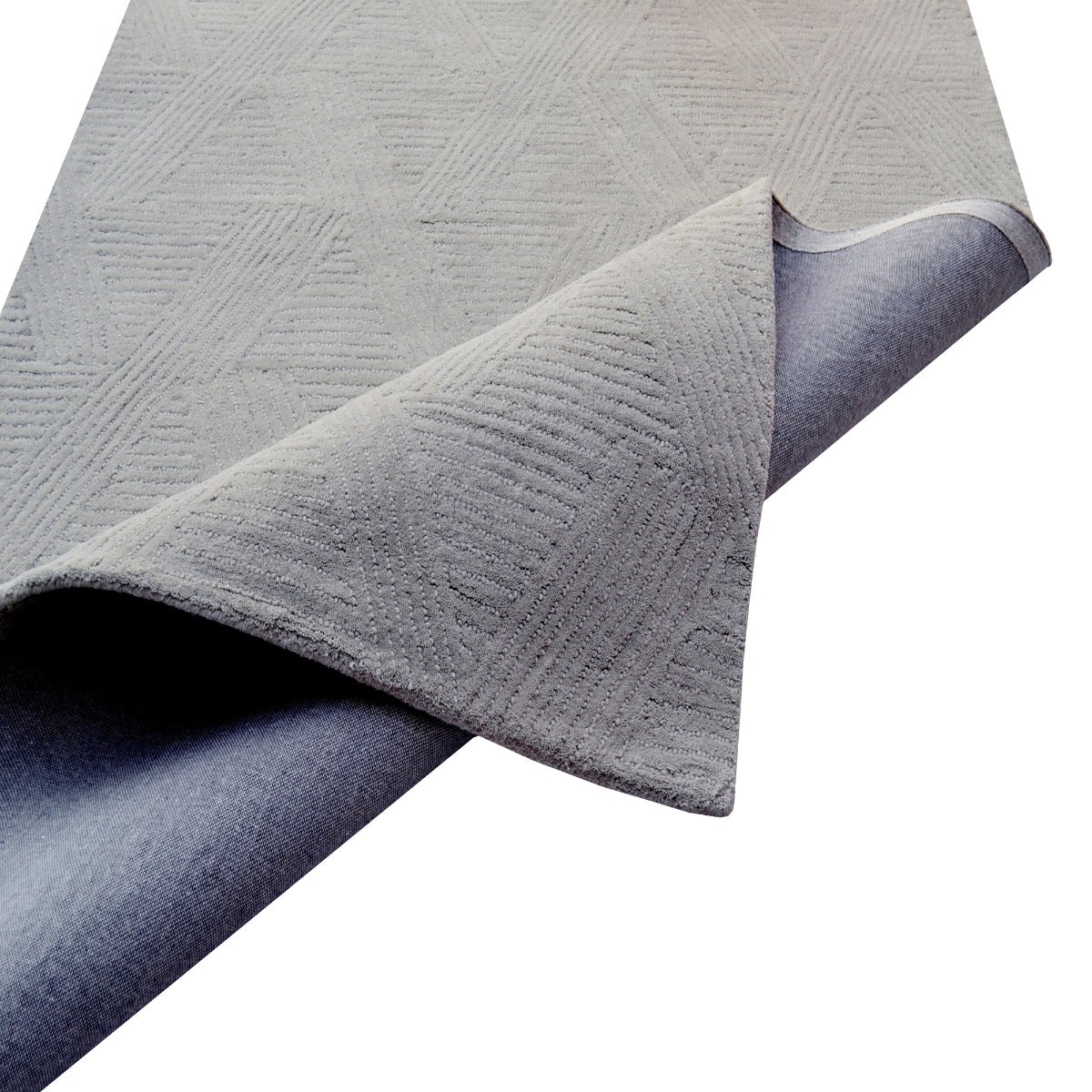 Contemporary Handmade Wool Rug-Paradise 6347-Grey-110x160cm