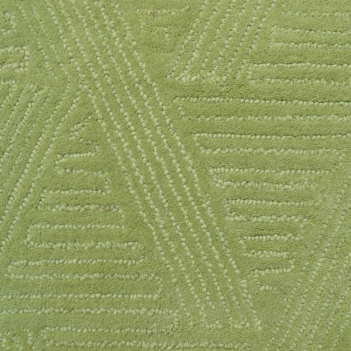 Contemporary Handmade Wool Rug-Paradise 6347-Pista Green-110x160cm
