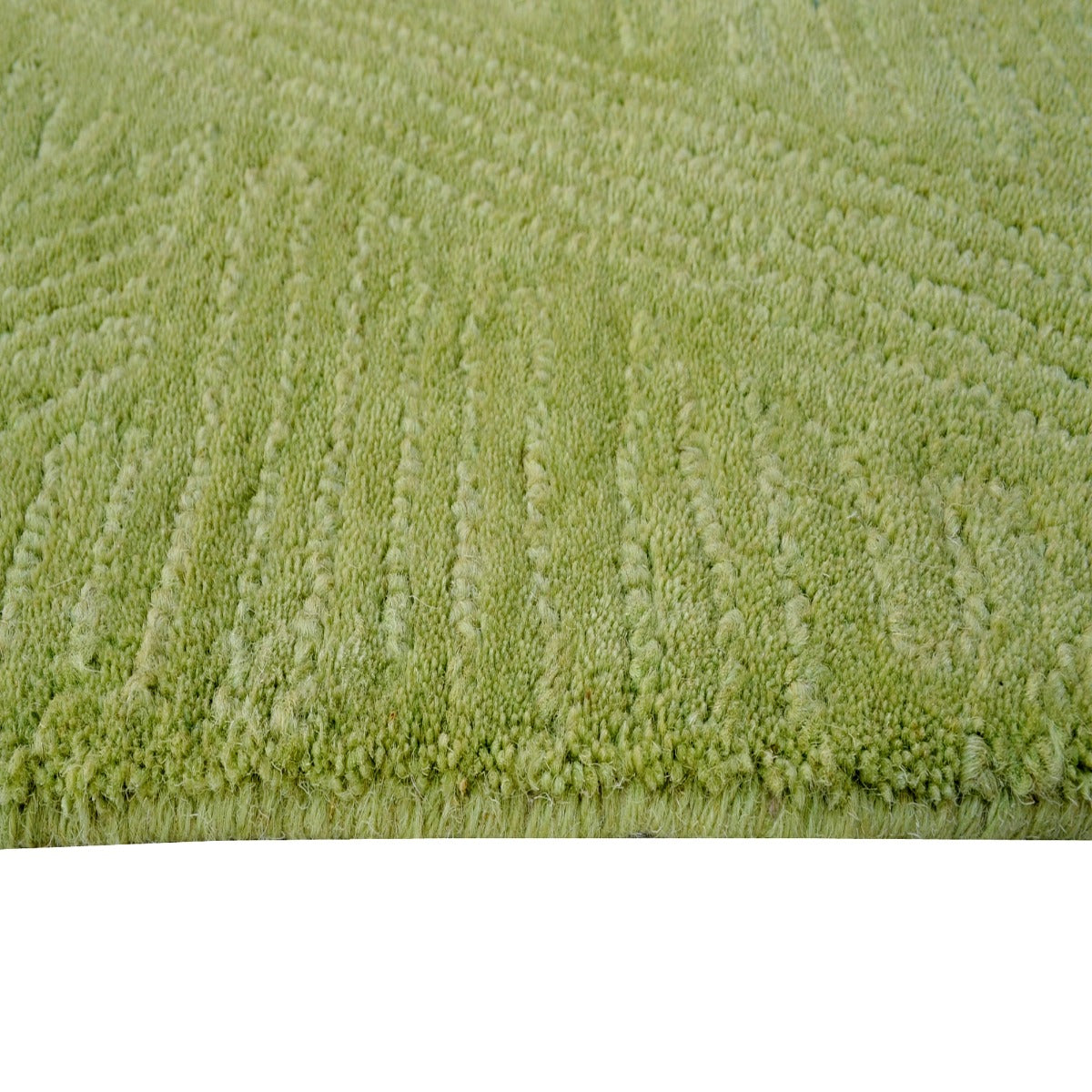 Contemporary Handmade Wool Rug-Paradise 6347-Pista Green-110x160cm