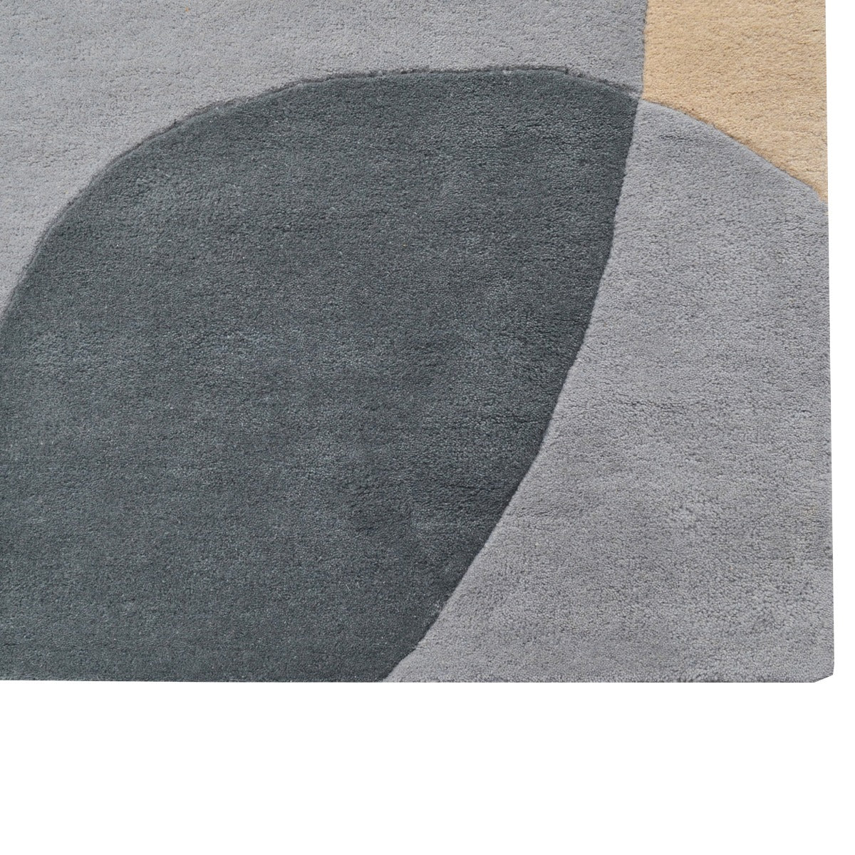 Modern Pebbles Handmade Wool Rug-6232-Grey Multi-110x160cm