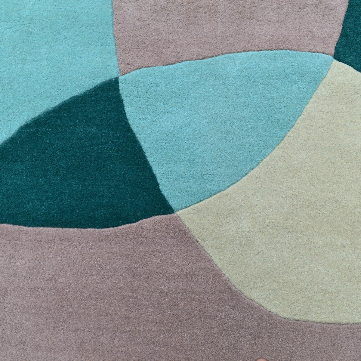 Modern Pebbles Handmade Wool Rug-6232-Mauve-110x160cm