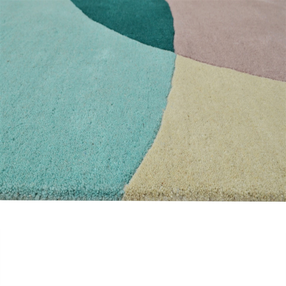 Modern Pebbles Handmade Wool Rug-6232-Mauve-110x160cm