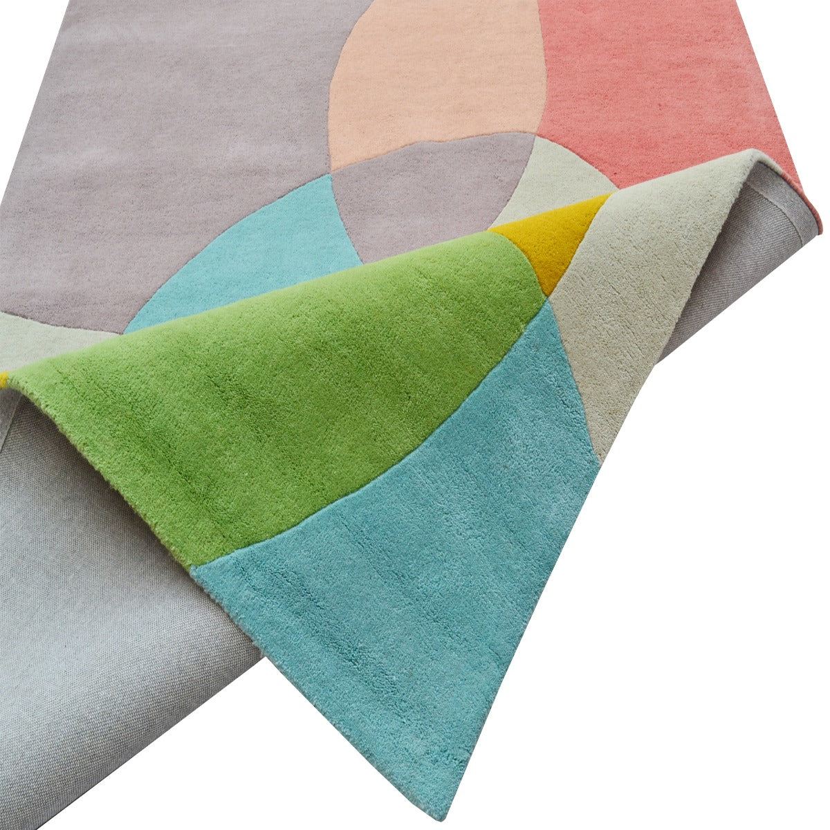 Modern Pebbles Handmade Wool Rug-6232-Multi-110x160cm