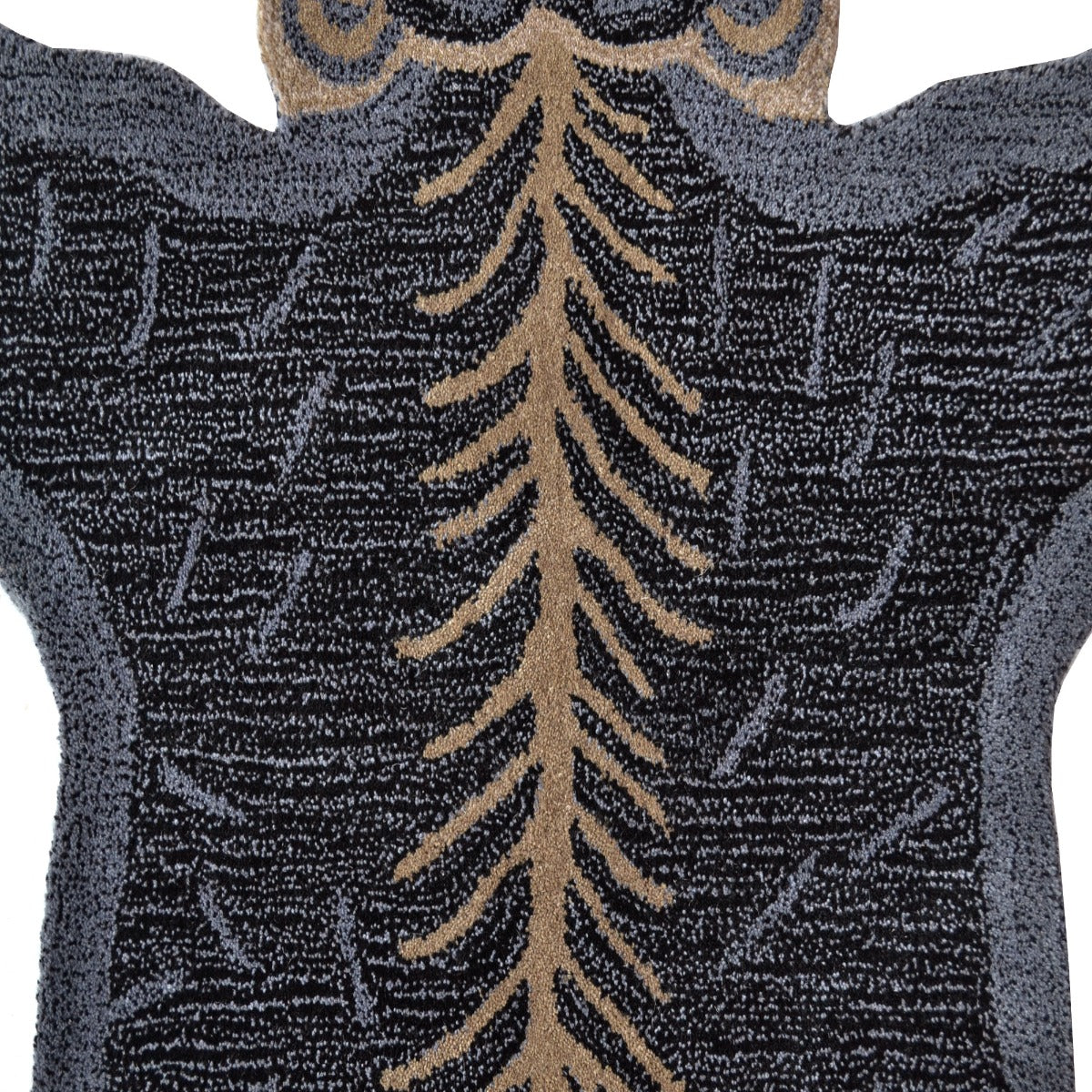 Natural Handmade Jungle Kids Rug-6325-Charcoal-110X160cm