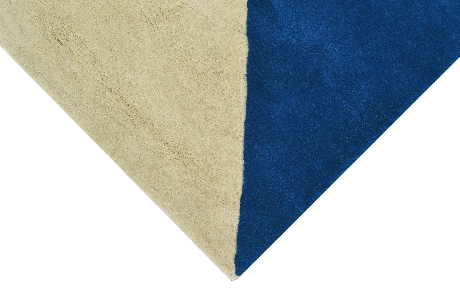 Prism Modern Handmade Wool Rug - 6233 - Blue - 110X160cm
