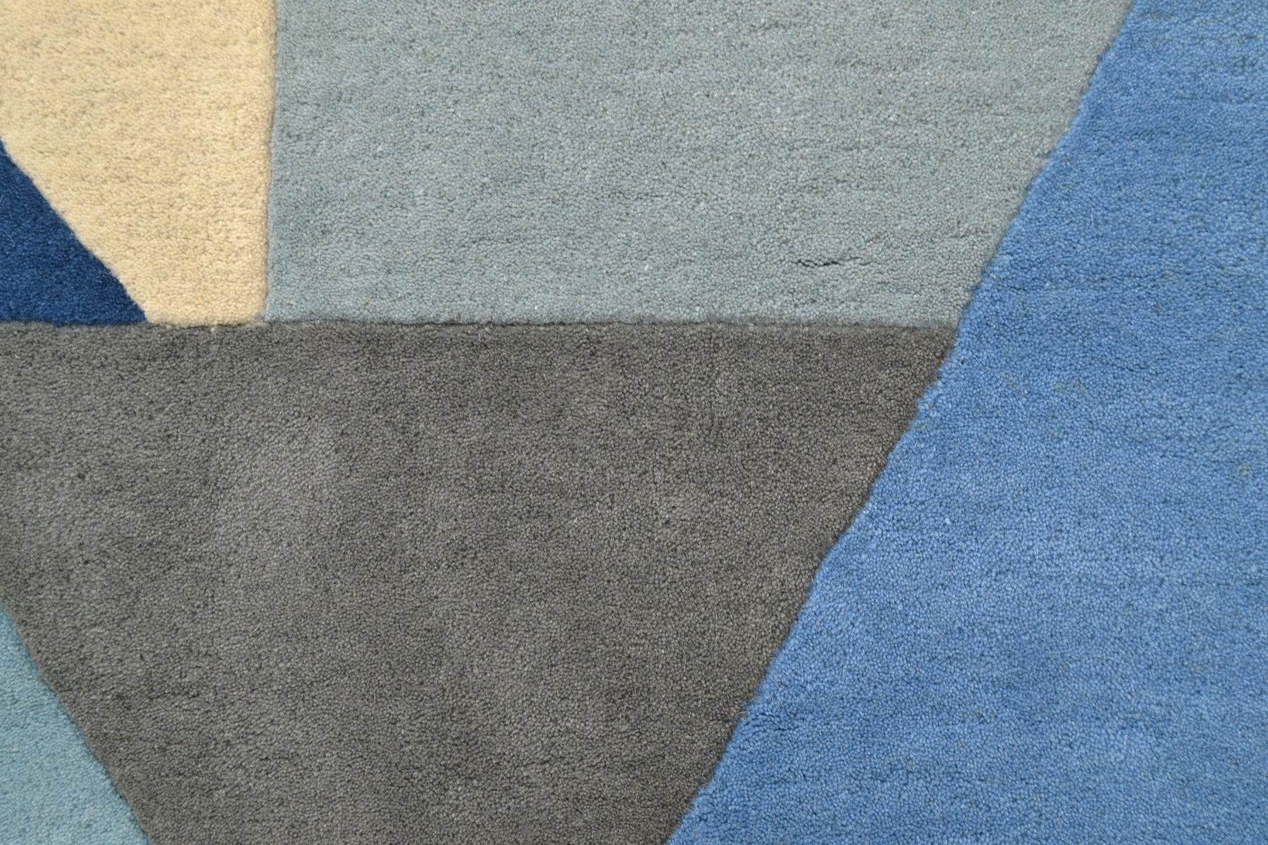 Prism Modern Handmade Wool Rug - 6233 - Blue - 110X160cm