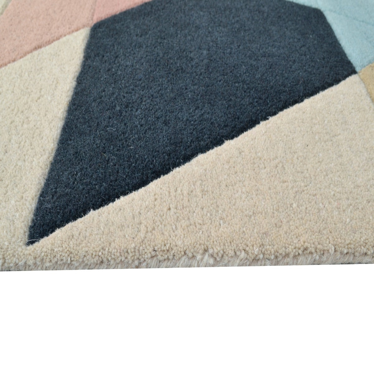 Modern Handmade Wool Rug-Pyramid 6409-Multi-110x160cm