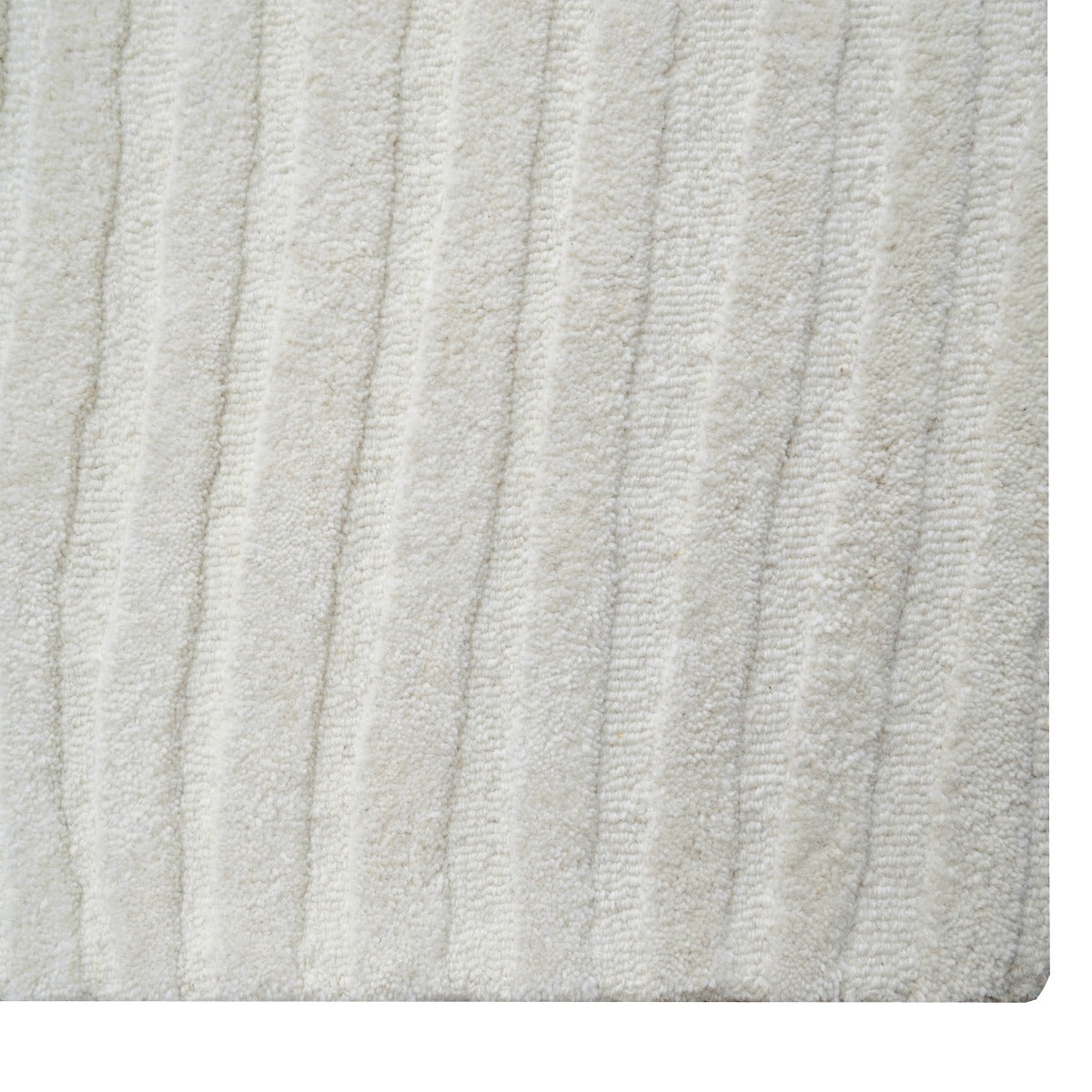 Modern Contemporary Wool Rug-Textures 6387-Ivory-110x160cm