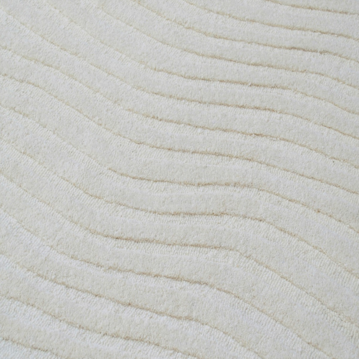 Modern Contemporary Wool Rug-Textures 6387-Ivory-110x160cm
