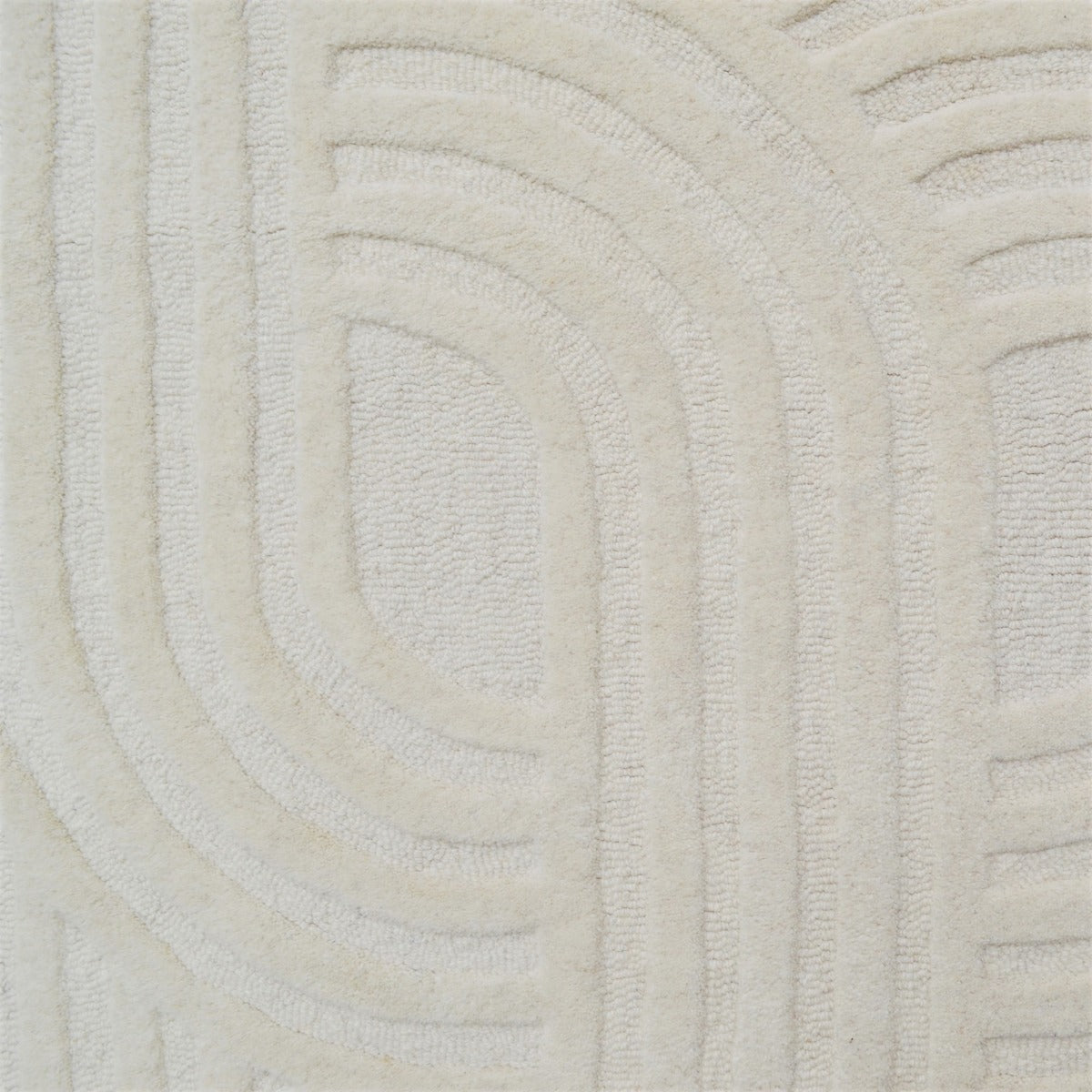 Contemporary Handmade Wool Rug-Trendy-6416-Ivory-110x160cm