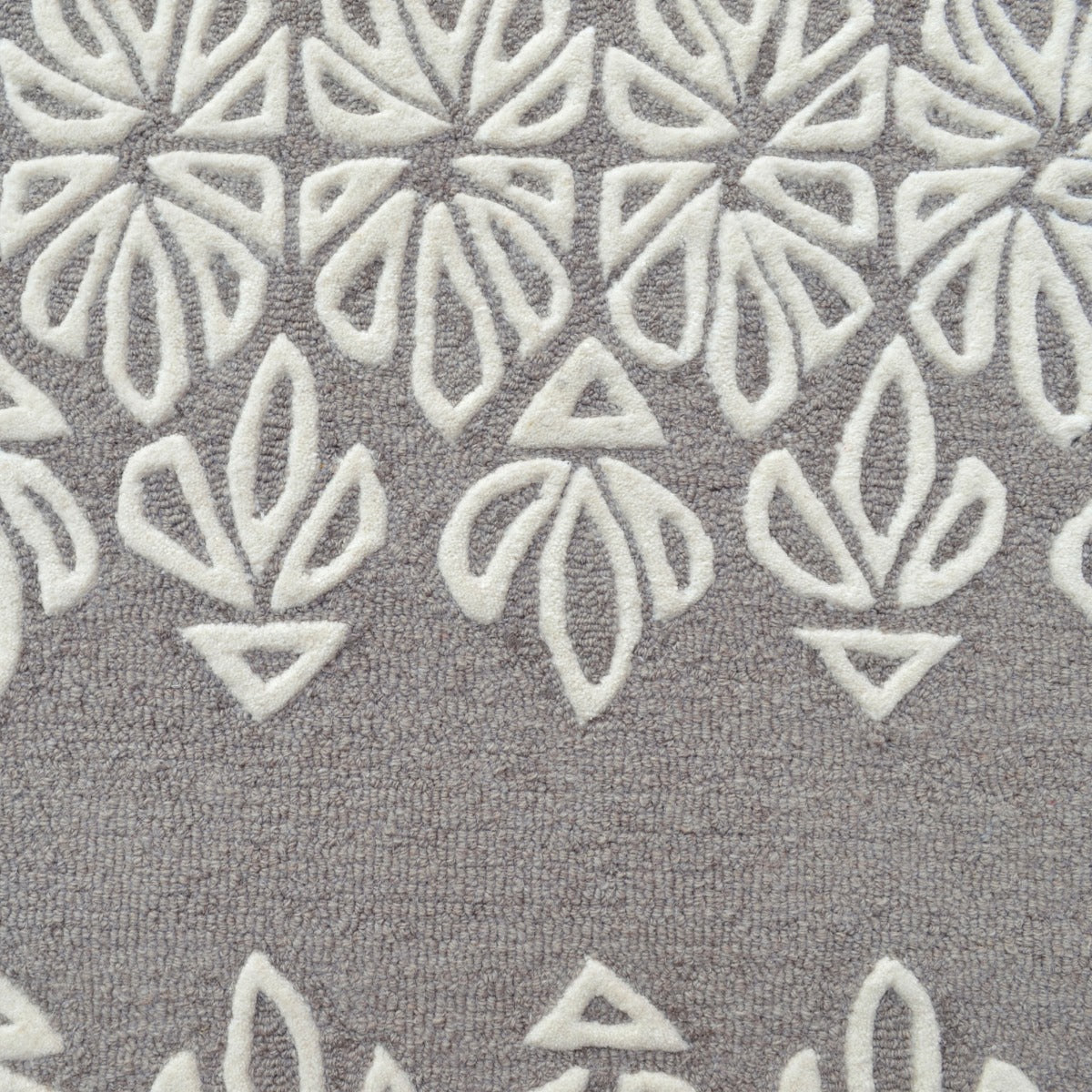 Modern Handmade Wool Rug-Tusk 6270-Brown/Ivory-110x160cm