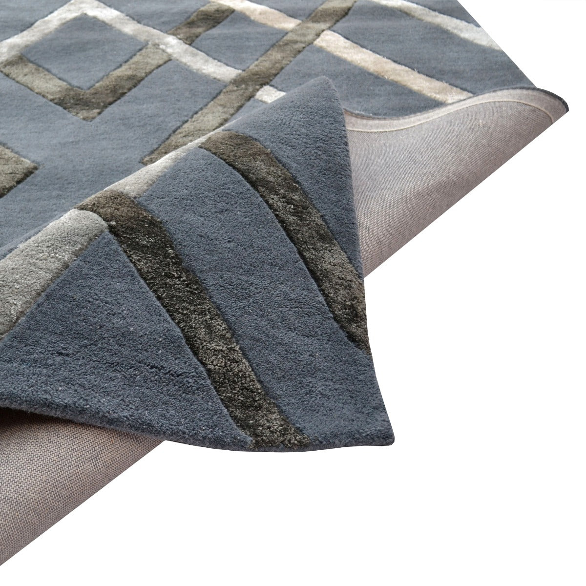 Luxurious Venice Handmade Rug - 6255 - Grey - 110x160cm