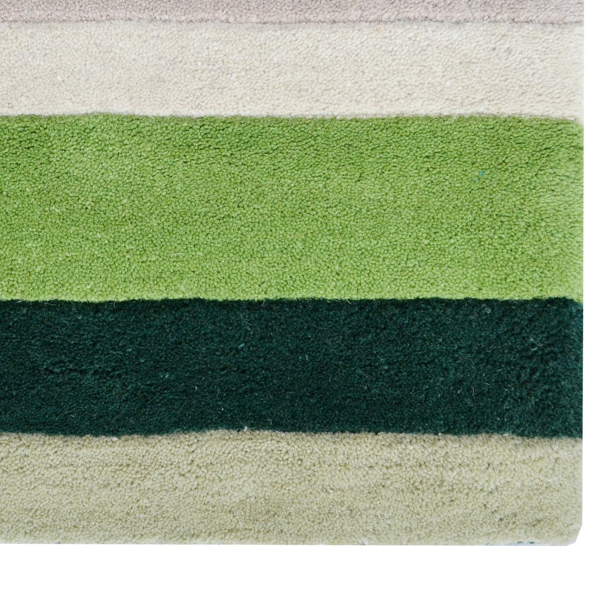 Designer Handmade Xylo Wool Rug-6295-Green-110x160cm