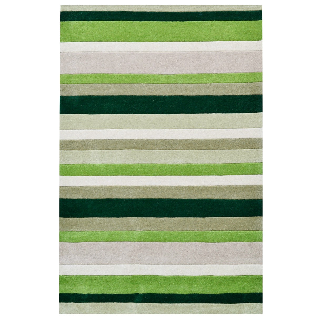 Designer Handmade Xylo Wool Rug-6295-Green-110x160cm