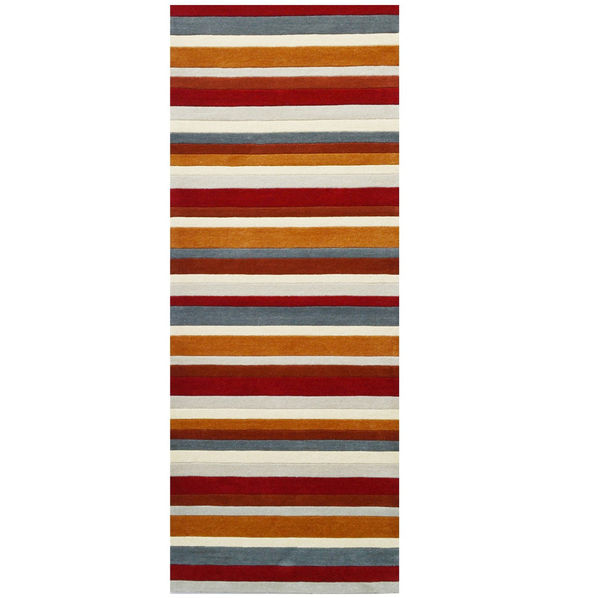Designer Handmade Xylo Wool Rug-6295-Terracotta-110x160cm