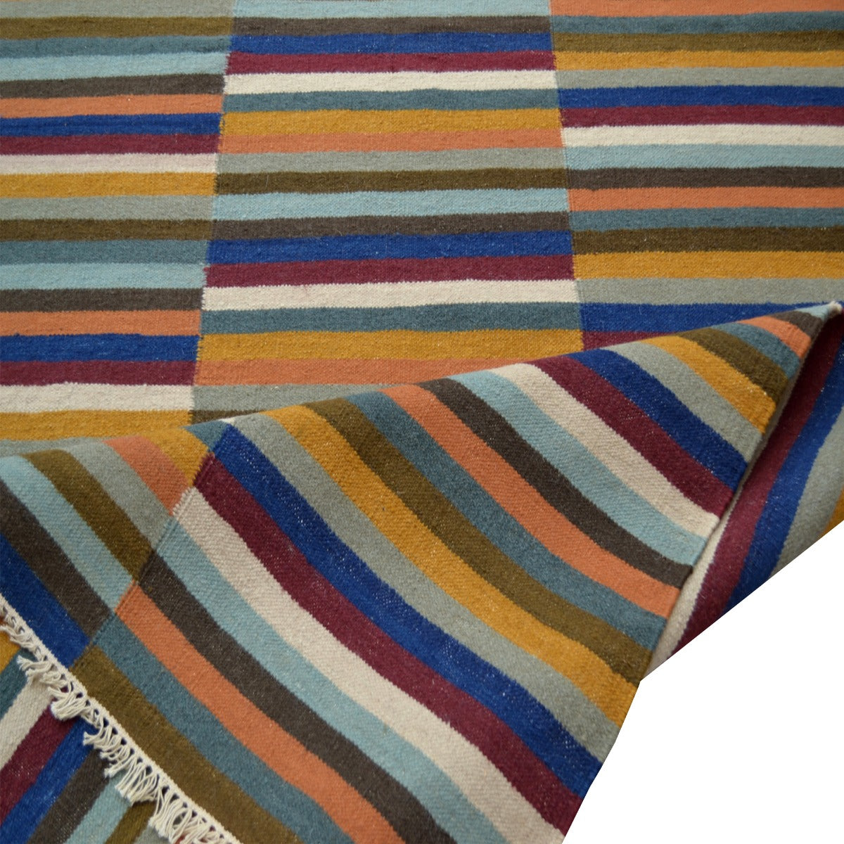 Handwoven Wool Rug- Reykjavik 202218-Multi-160x230cm
