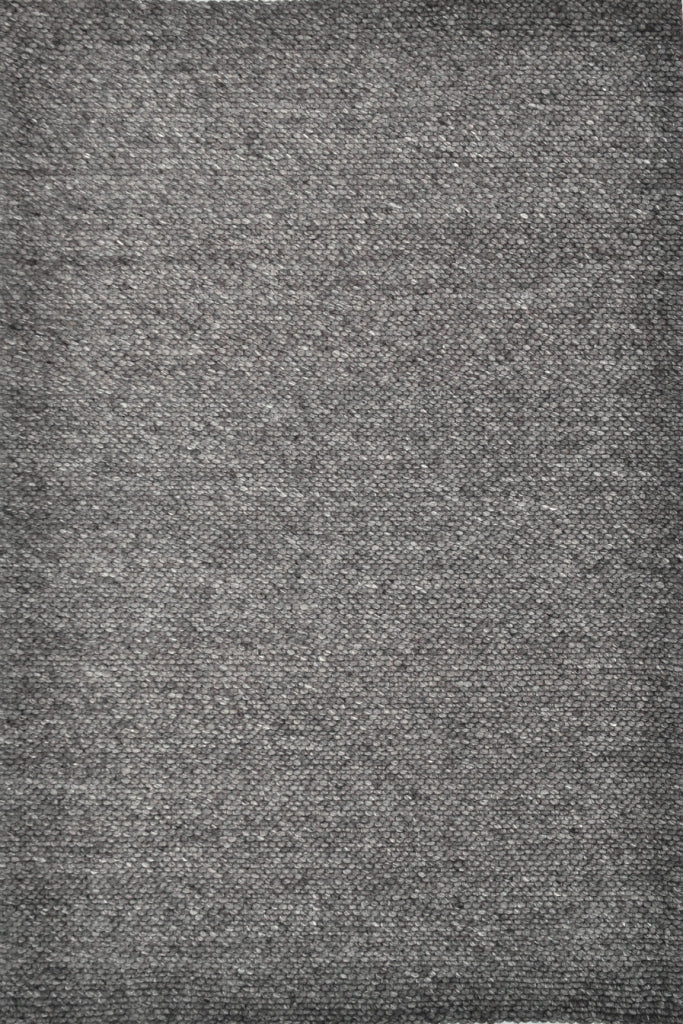Hand Woven Wool Rug - Adelaide 505 - Charcoal - 110x160cm