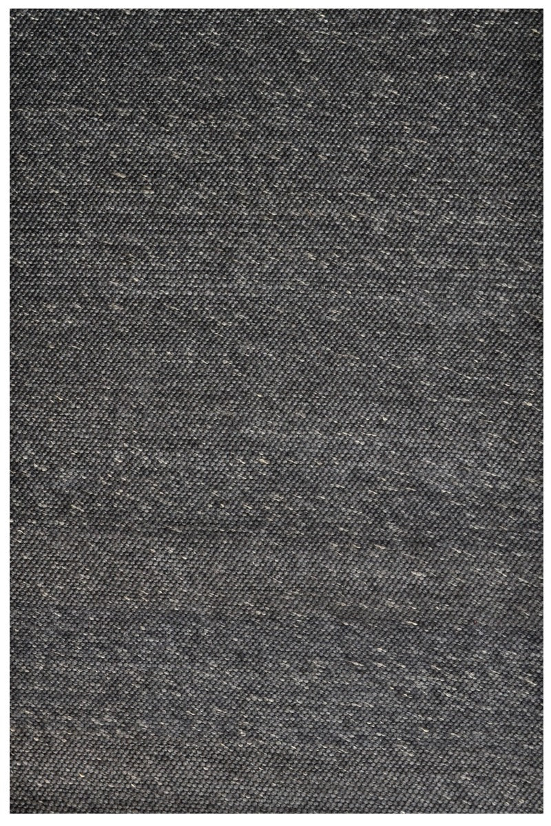 Hand Woven Wool Rug - Adelaide 505 - Charcoal - 110x160cm