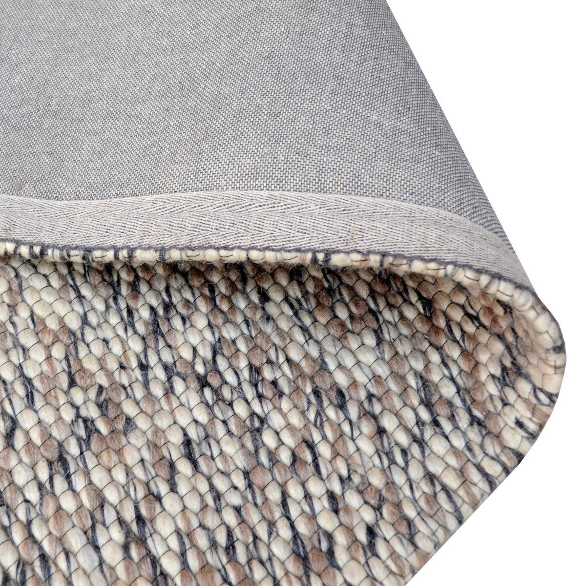 Handwoven Modern Wool Rug-Adelaide 505-Natural/Multi-110x160cm