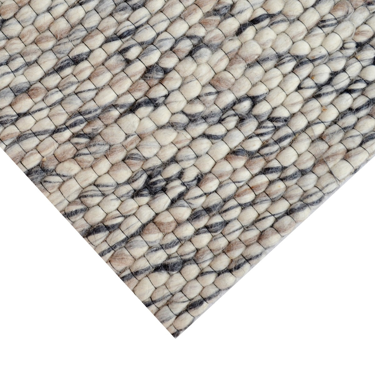 Handwoven Modern Wool Rug-Adelaide 505-Natural/Multi-110x160cm