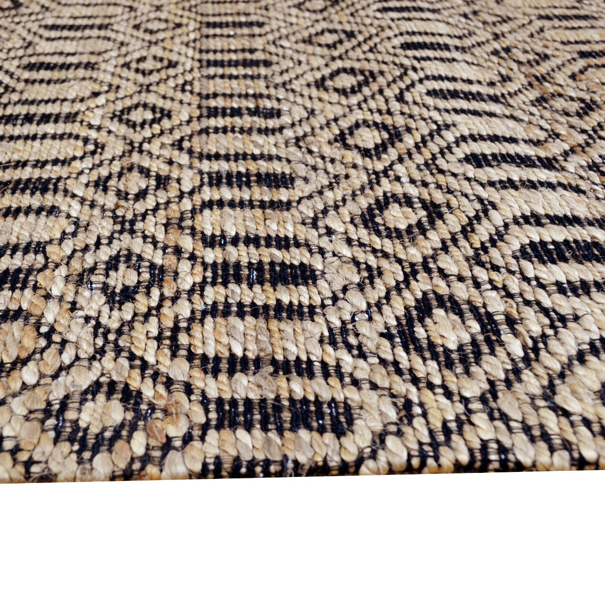 Natural Handwoven Jute Rug-Arnold 6346-Natural-110x160cm