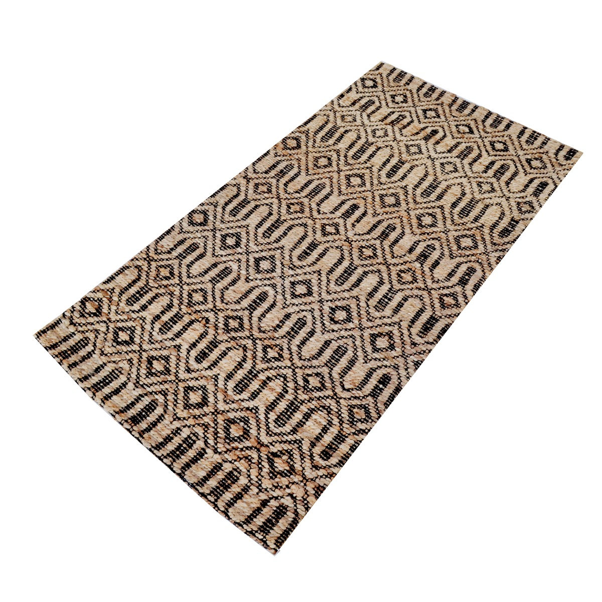 Natural Handwoven Jute Rug-Arnold 6346-Natural-110x160cm