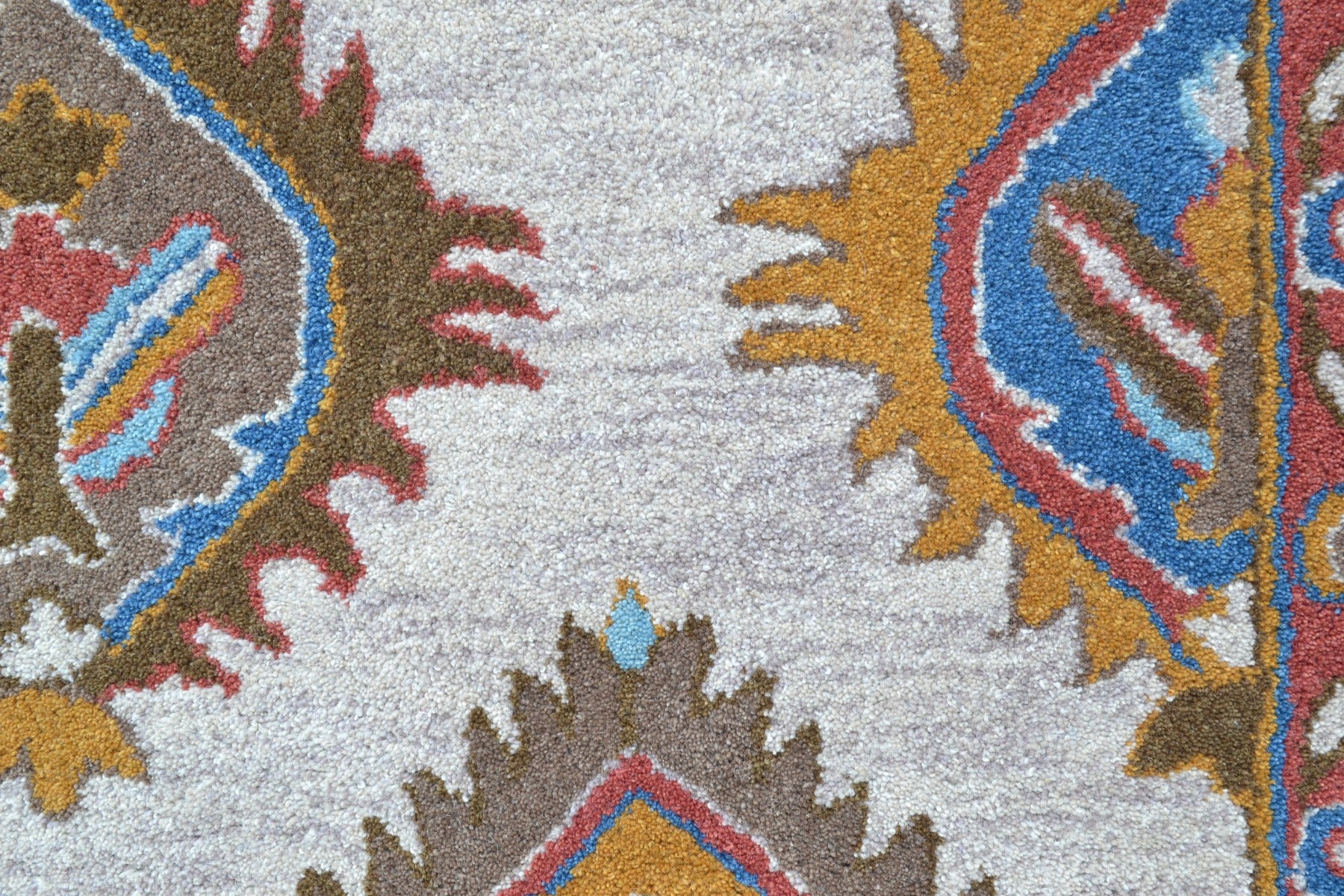European Style Handmade Astre Wool Rug - 6217 - Beige - 160x230cm