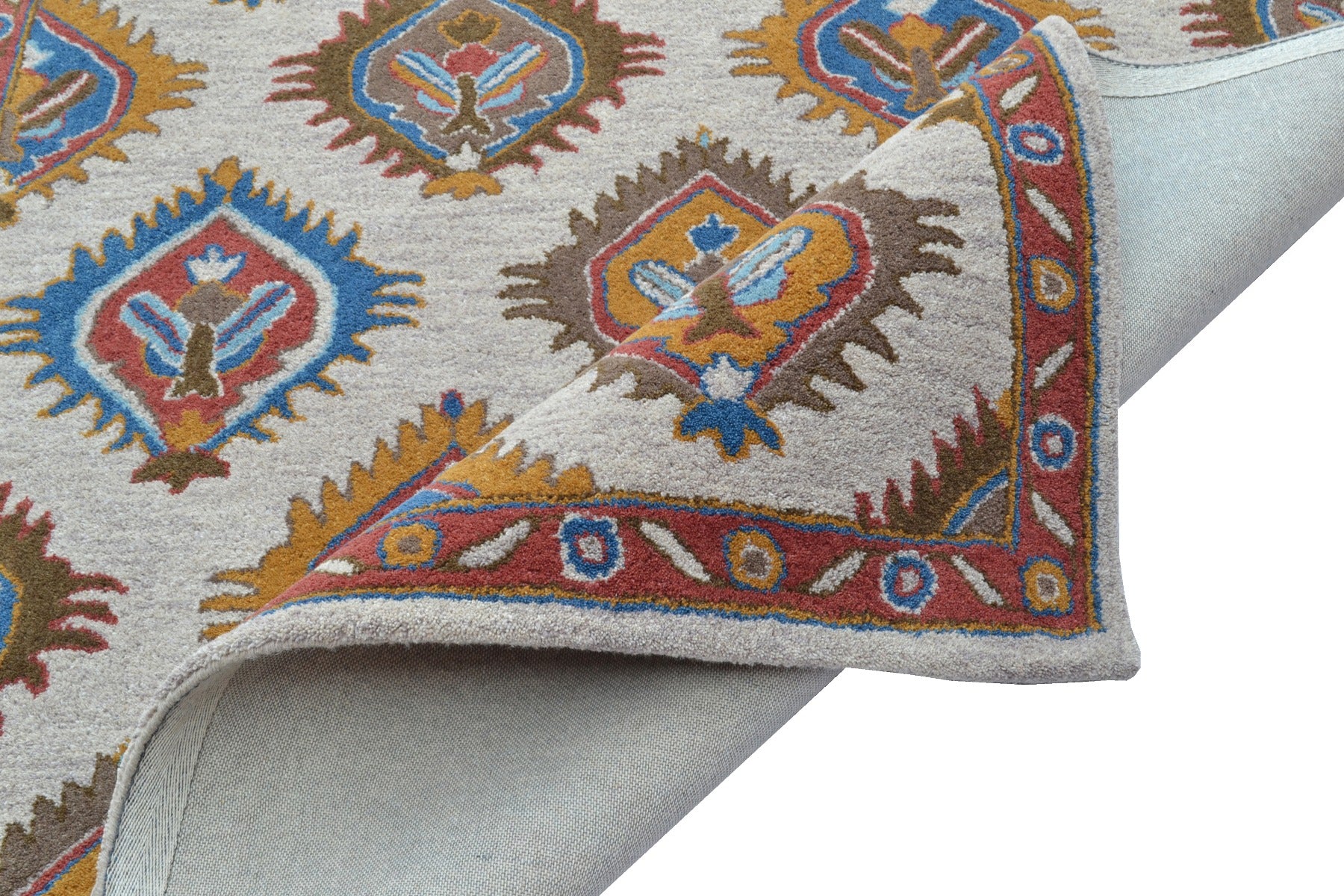 European Style Handmade Astre Wool Rug - 6217 - Beige - 160x230cm