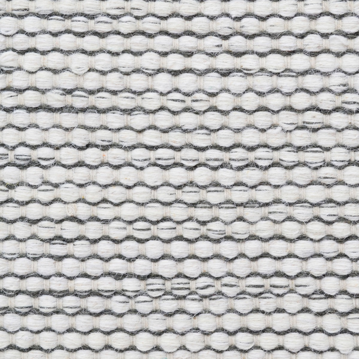 Handwoven Boondi Wool Rug-Ivory/Grey-110x160cm