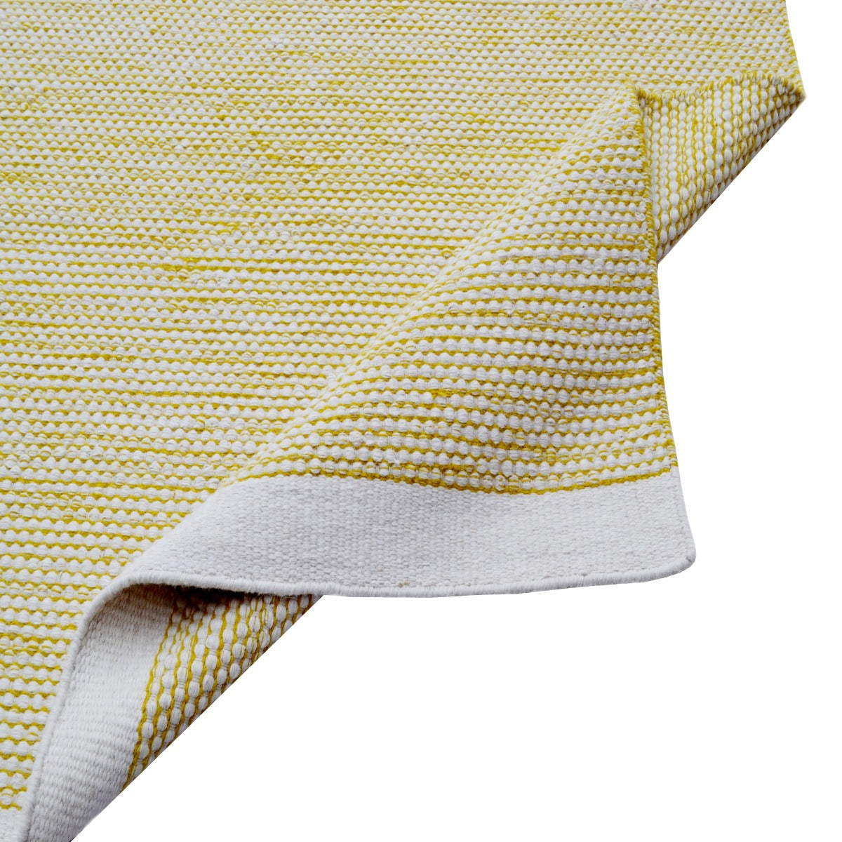 Handwoven Boondi Wool Rug-Ivory/Honey-110x160cm