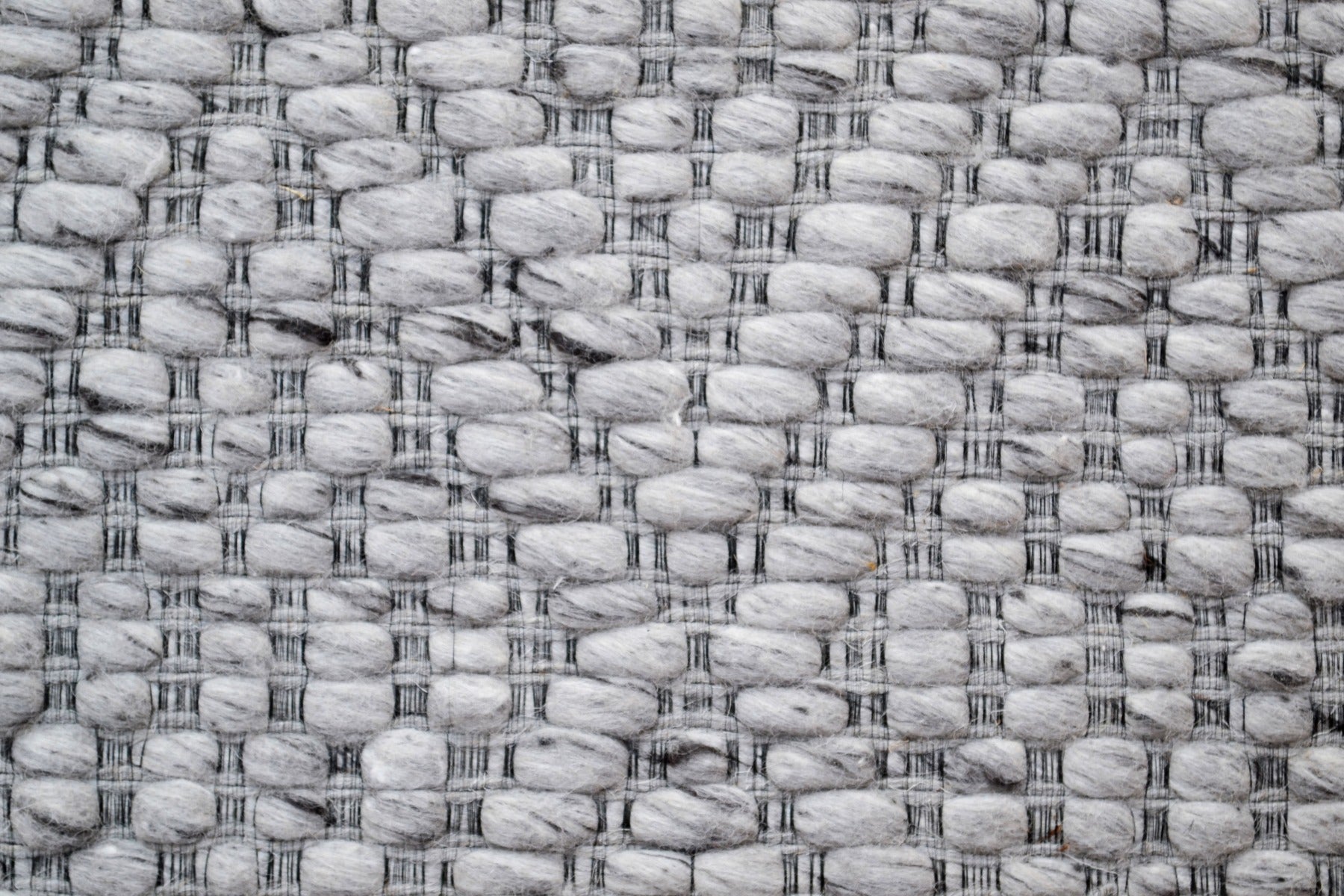 Modern Handwoven Wool Rug - Barfi 6220 - Ash Grey - 160x230cm