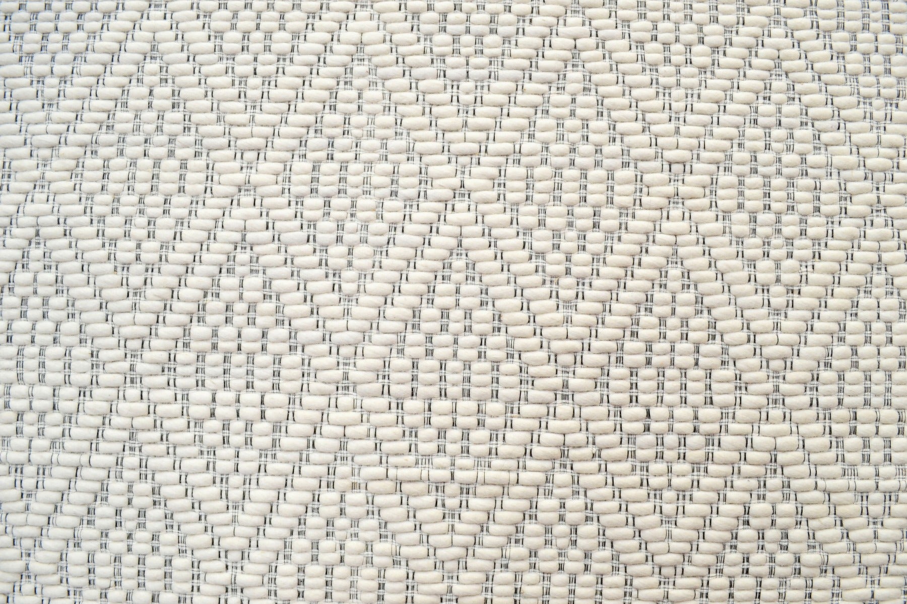 Modern Handwoven Wool Rug - Barfi 6220 - Ivory - 110x160cm