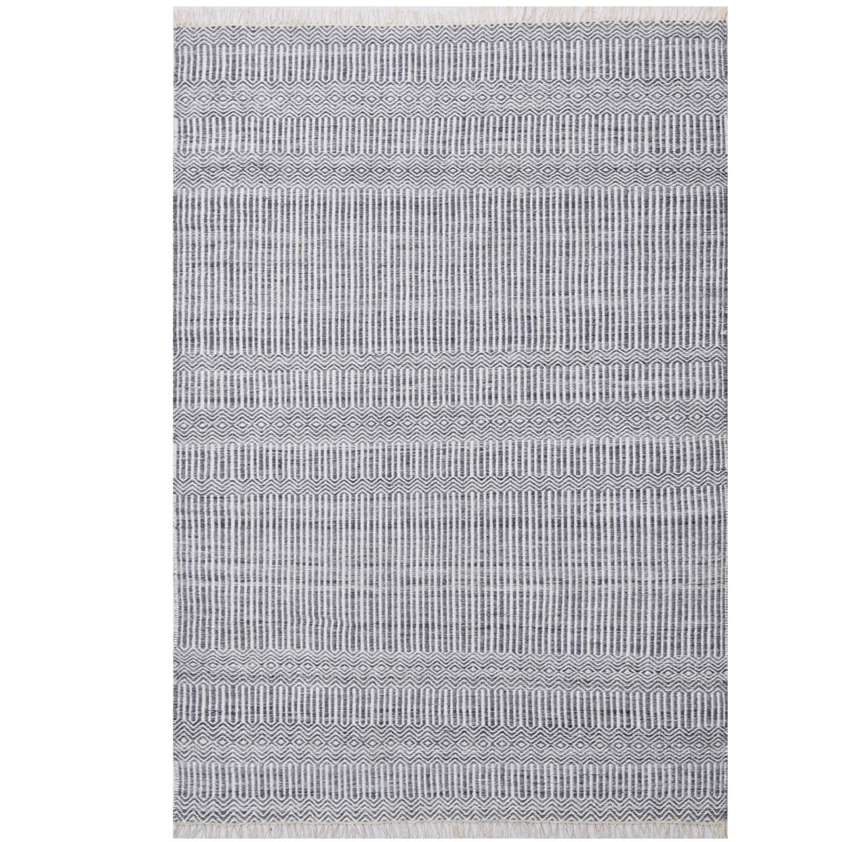 Braga - Luxurious Indoor/Outdoor Rug - Grey - 110x160cm