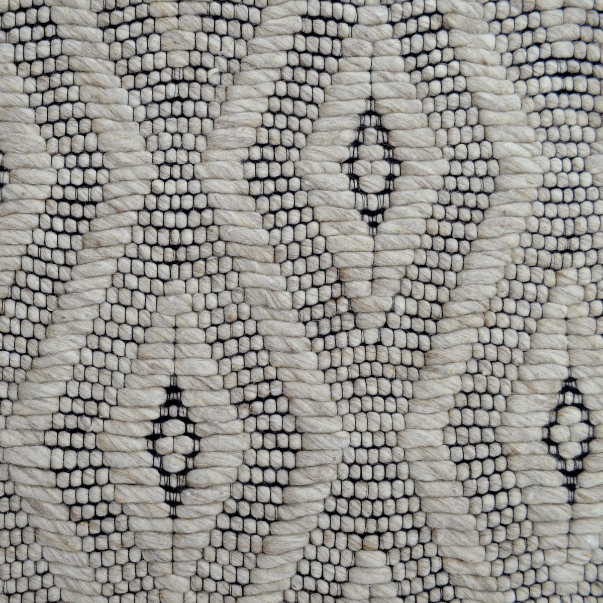 Designer Handwoven Wool Rug-Innsbruck 6367-Sand Brown-110x160cm