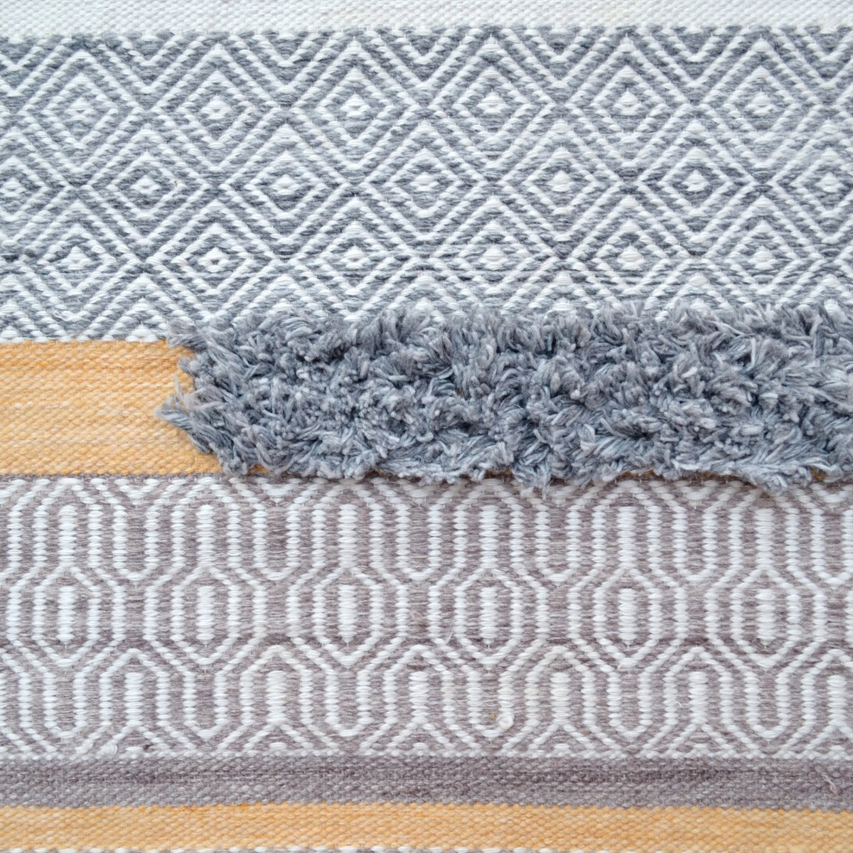 Designer Re-Cycled Pet Yarn Rug-Lama 6272-Multi-110x160cm
