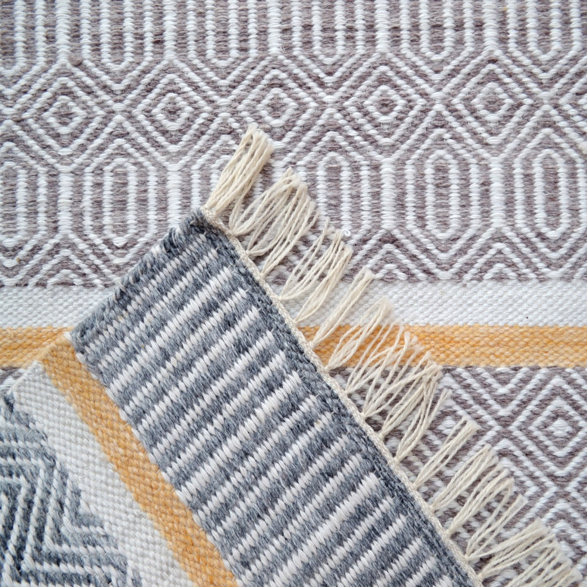 Designer Re-Cycled Pet Yarn Rug-Lama 6272-Multi-110x160cm