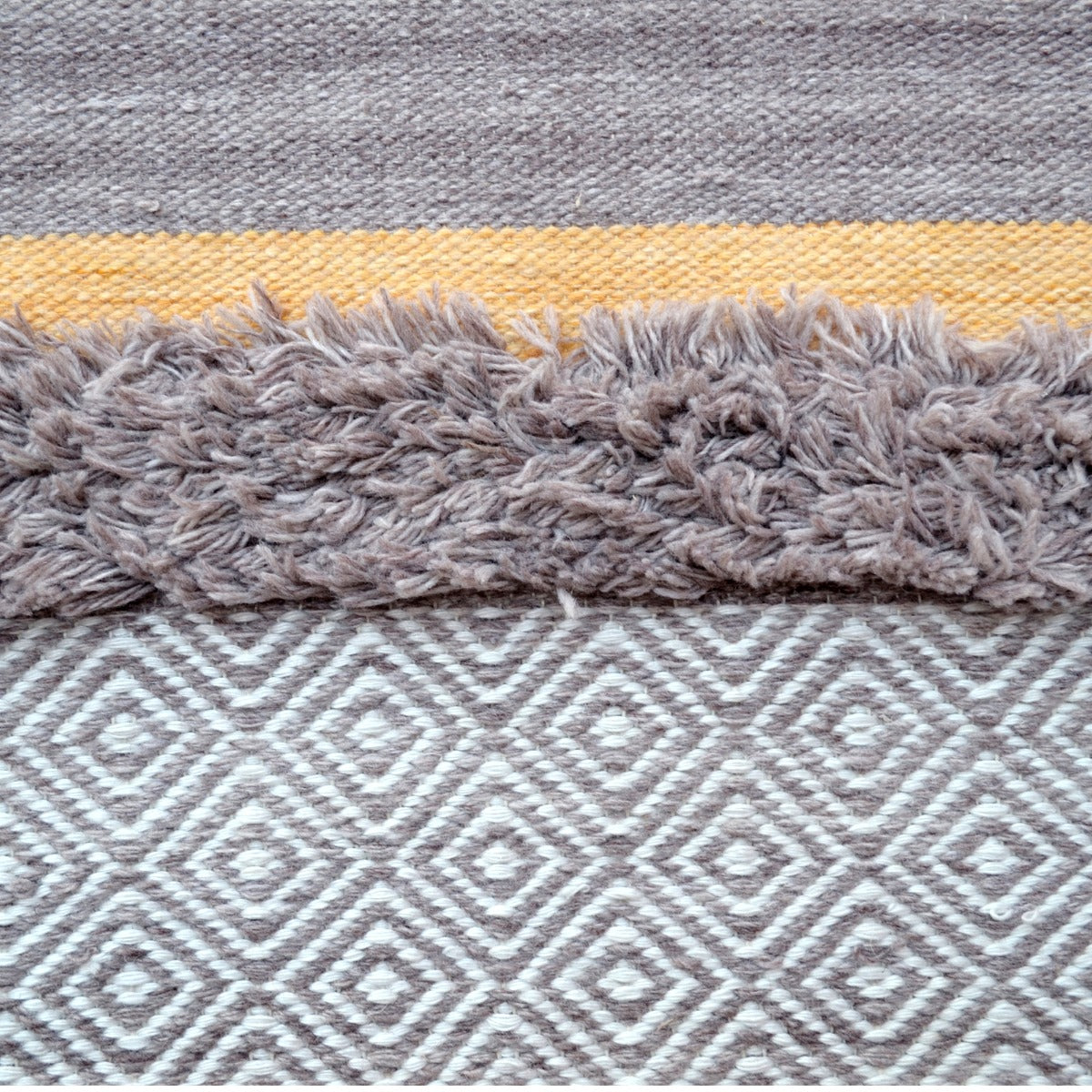Designer Re-Cycled Pet Yarn Rug-Lama 6273-Multi-110x160cm