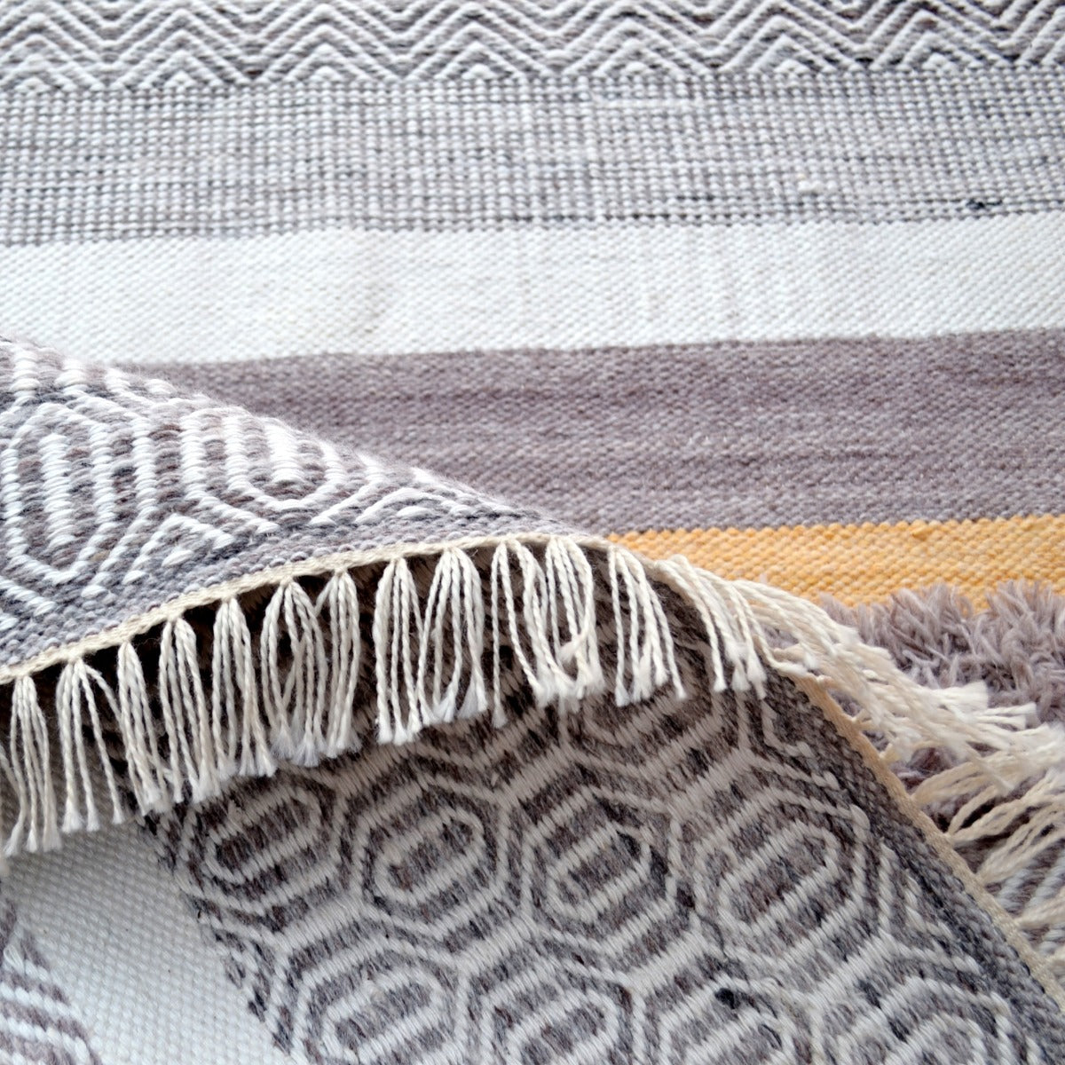 Designer Re-Cycled Pet Yarn Rug-Lama 6273-Multi-110x160cm