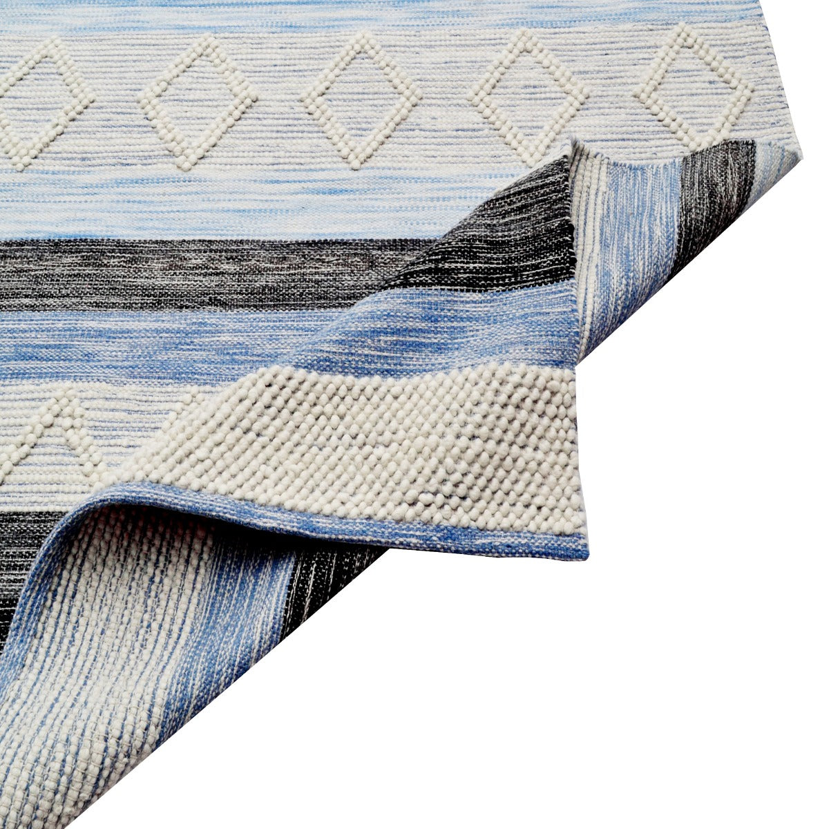 Designer Handwoven Wool Rug-Lama 6289-110x160cm