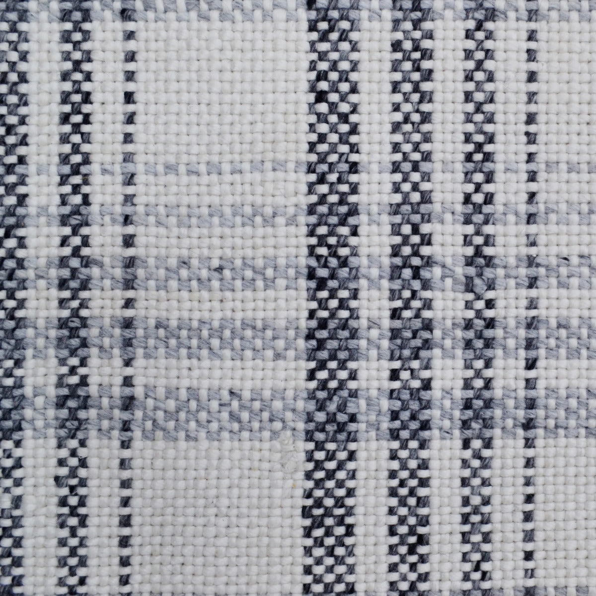 Handwoven Dhurrie Rug-Legend 6361-Ivory/Ash Grey-110x160cm