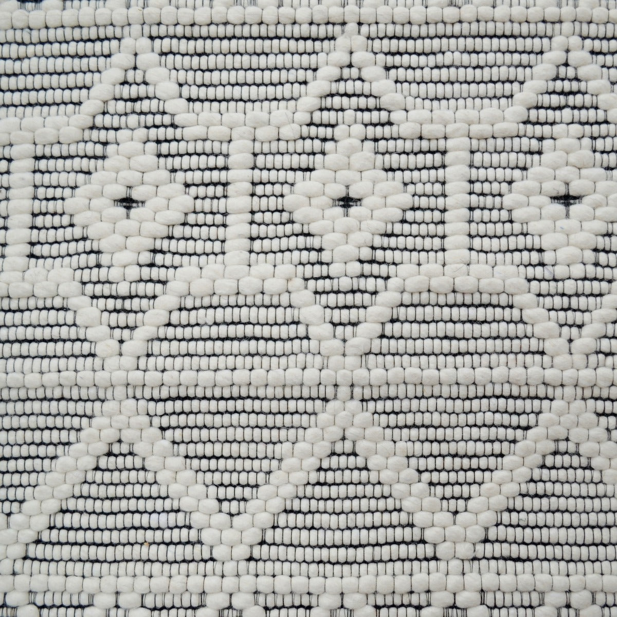 Designer Handwoven Wool Rug-Mackay 6383-Ivory-110x160cm