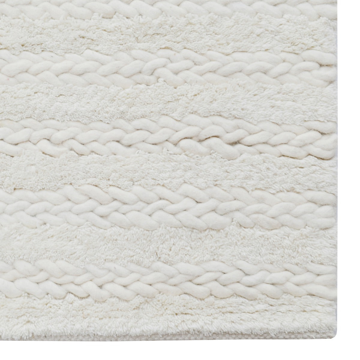 Handwoven Wool Rug-Maroc 6340-Ivory-110x160cm