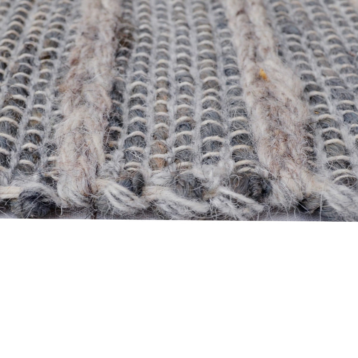 Handwoven Natural Mizo Rug-6318-Silver-160x230cm