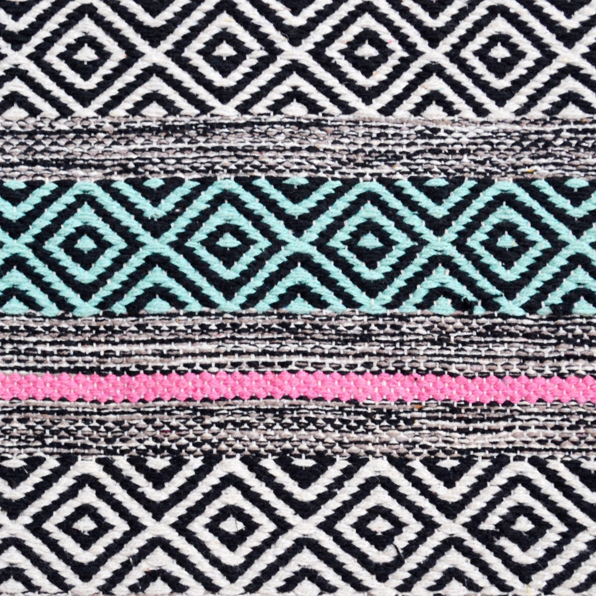 Handwoven Natural Mizo Rug-6319-Light Pink Multi-120x180cm