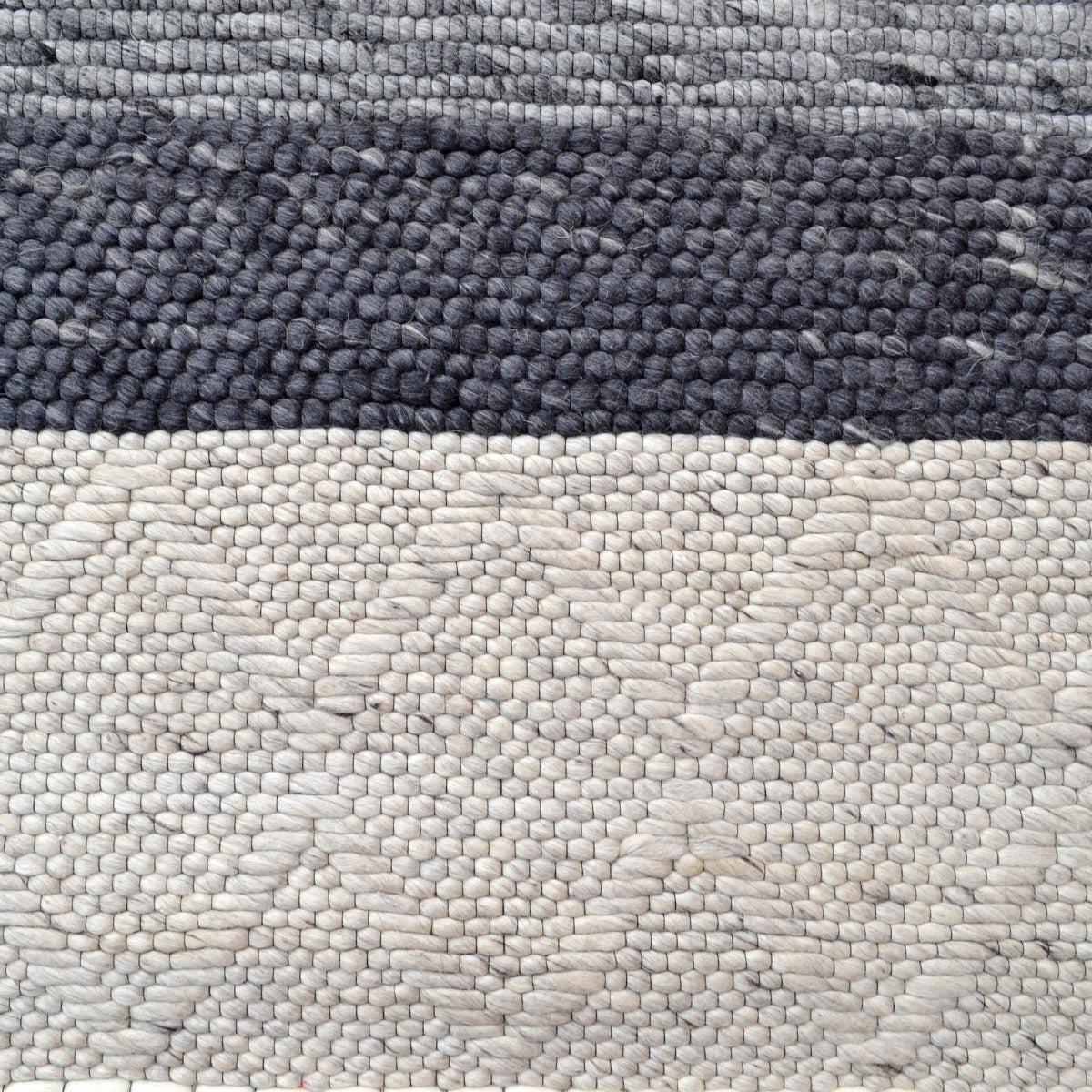 Moher Grey Handmade Wool Rug-6274-110x160cm