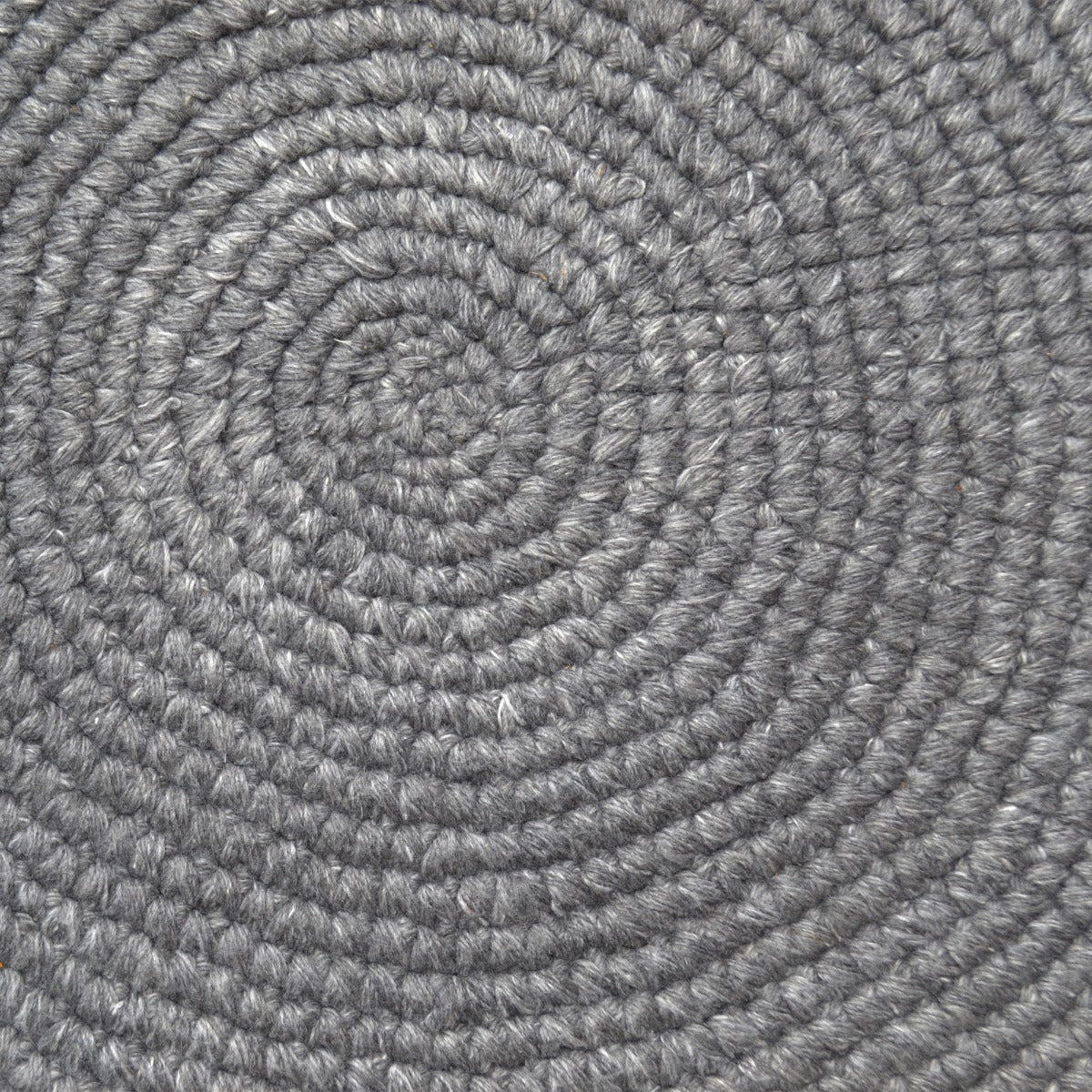 Ultra Chic Indoor/Outdoor Handwoven Rug-Orbit 6223-Dark Charcoal-120x120cm
