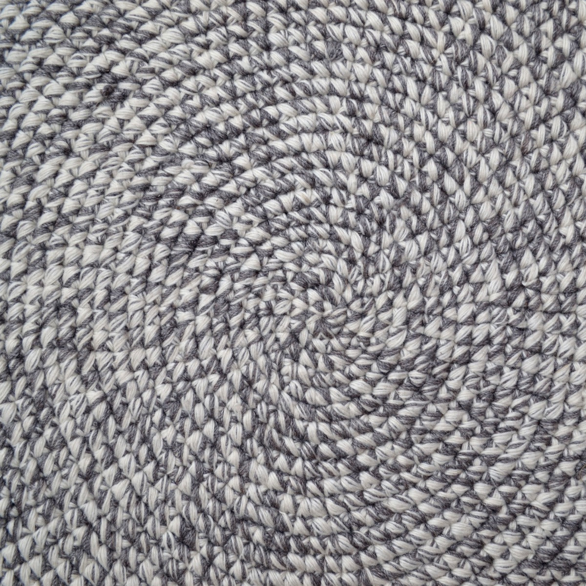 Ultra Chic Indoor/Outdoor Handwoven Rug-Orbit 6223-Ivory Grey-120x120cm