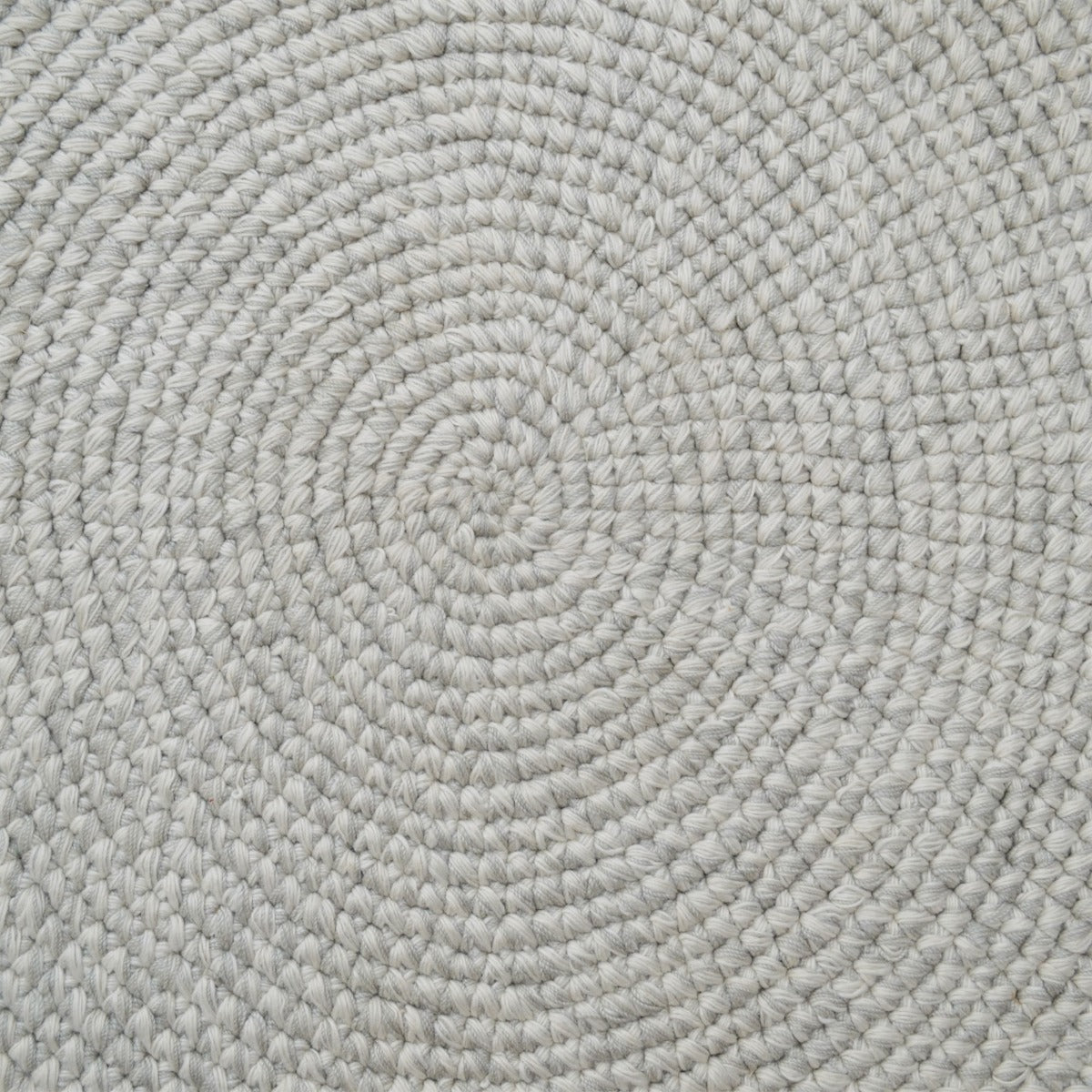 Ultra Chic Indoor/Outdoor Handwoven Rug-Orbit 6223-Ivory Silver-120x120cm
