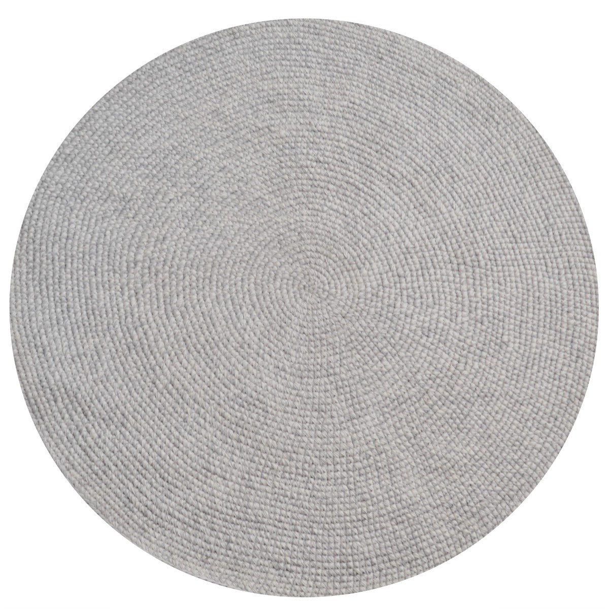 Ultra Chic Indoor/Outdoor Handwoven Rug-Orbit 6223-Ivory Silver-120x120cm